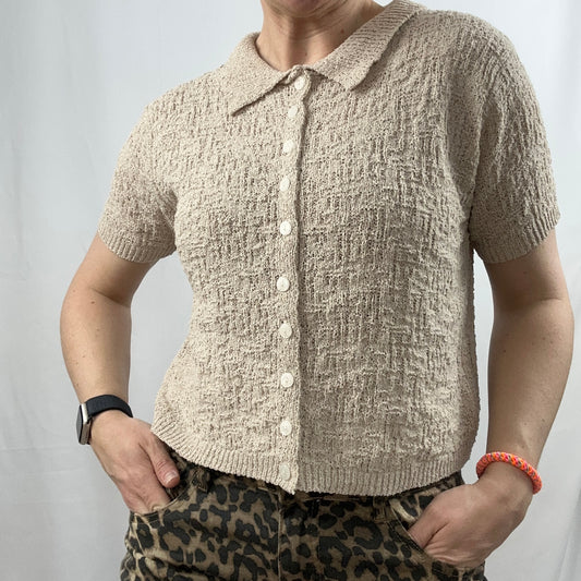 Strickshirt Polo, versch. Farben