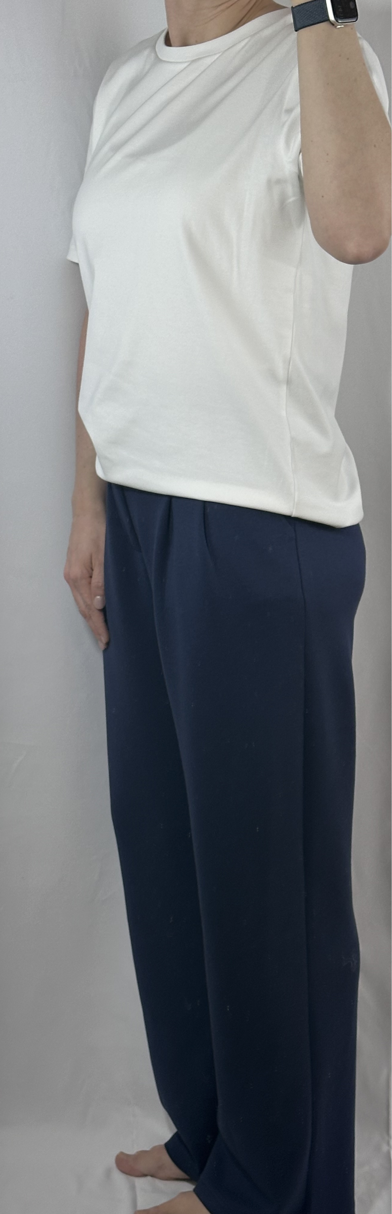 Casual Hose, dunkelblau