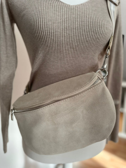 BodyBag M, Wildleder