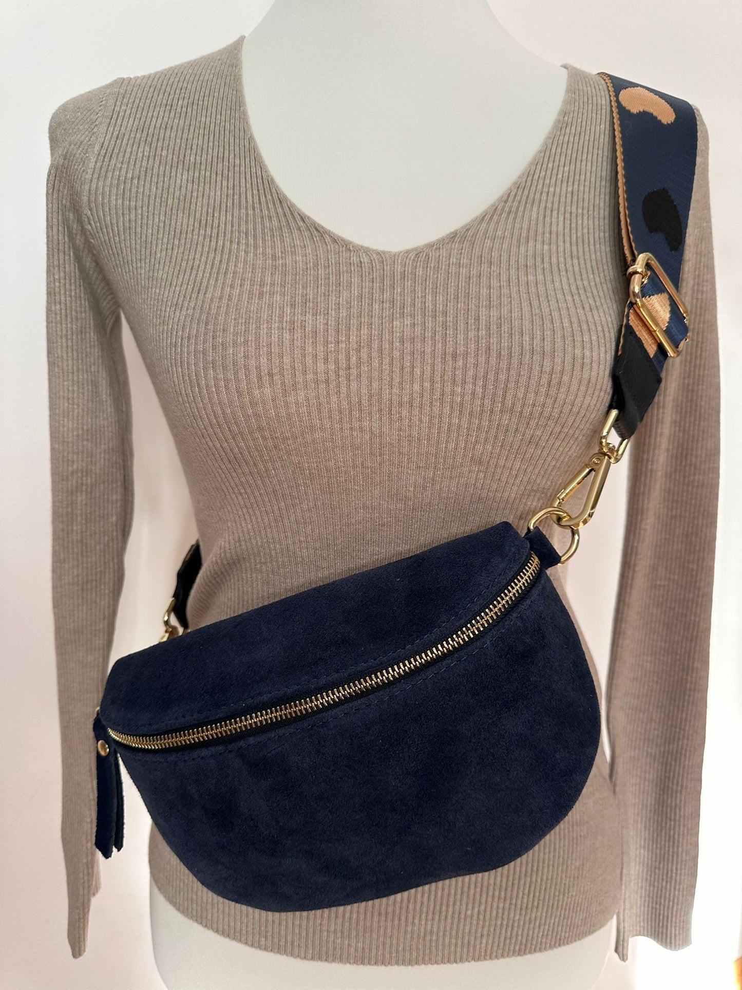 BodyBag S, Wildleder