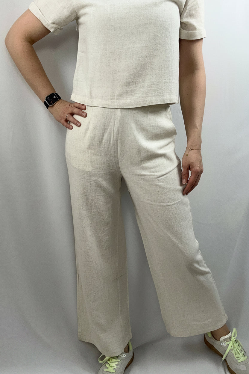 Culotte Leinen Hose