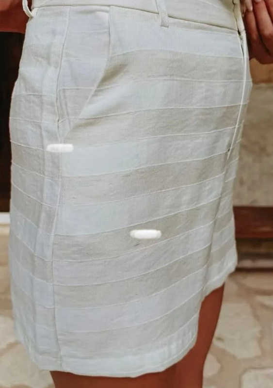 Skort Leinenlook