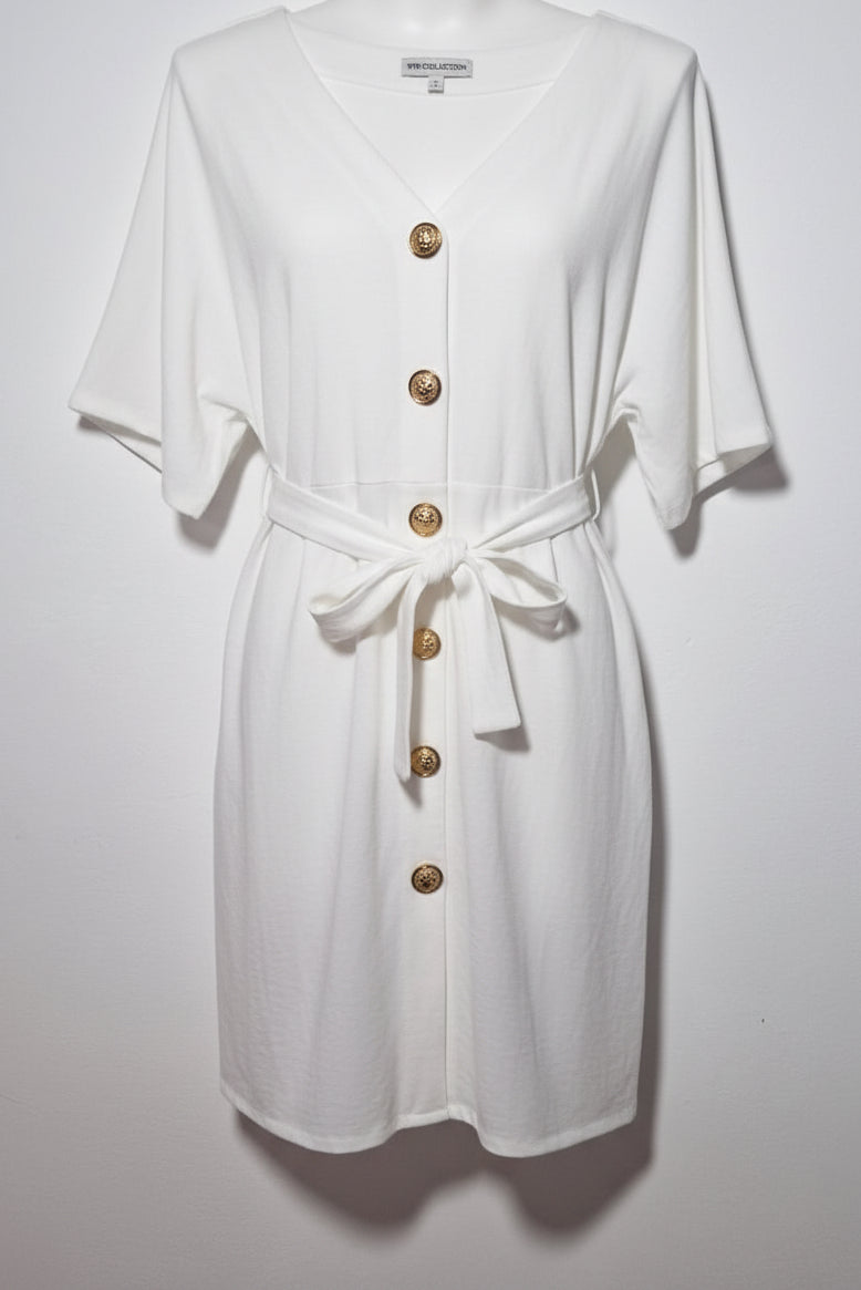 Kleid mit Knopfleiste