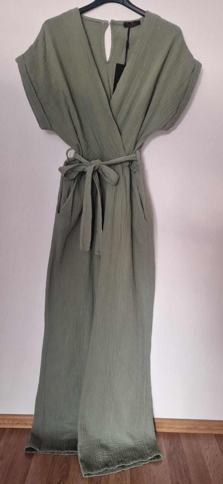 Musselin Jumpsuit lang