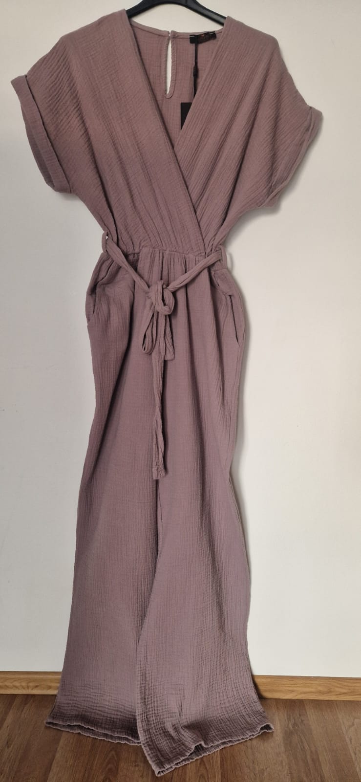 Musselin Jumpsuit lang