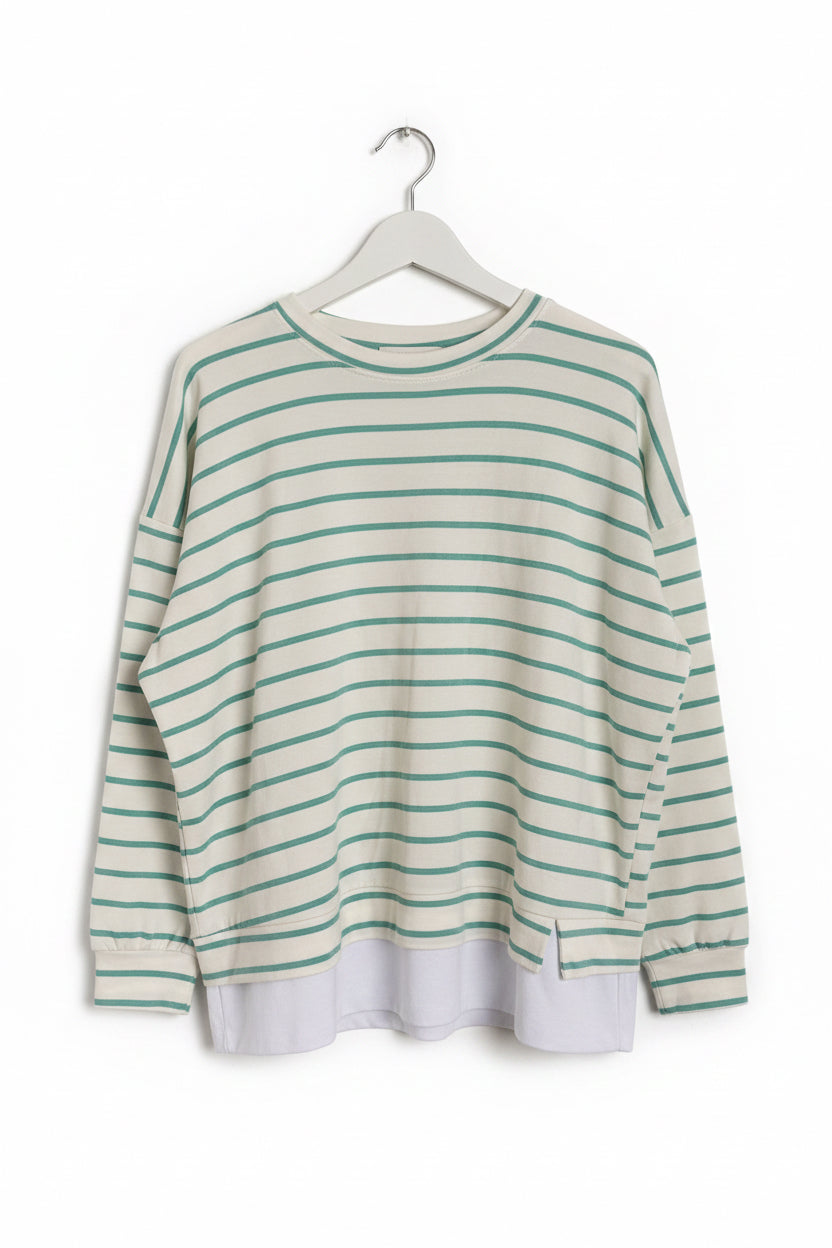 Longsleeve gestreift
