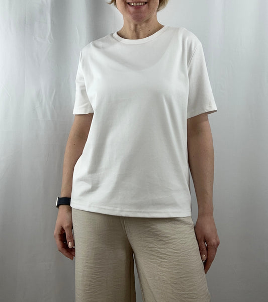 T-Shirt Basic, Weiß