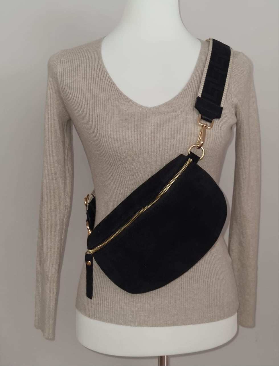 BodyBag S, Wildleder