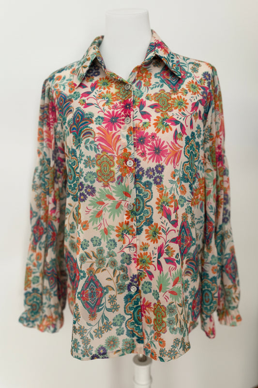 Flower Power Bluse