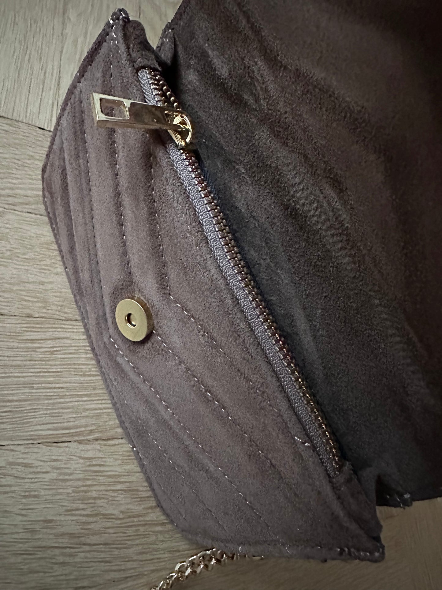 Wildleder Umhängetasche