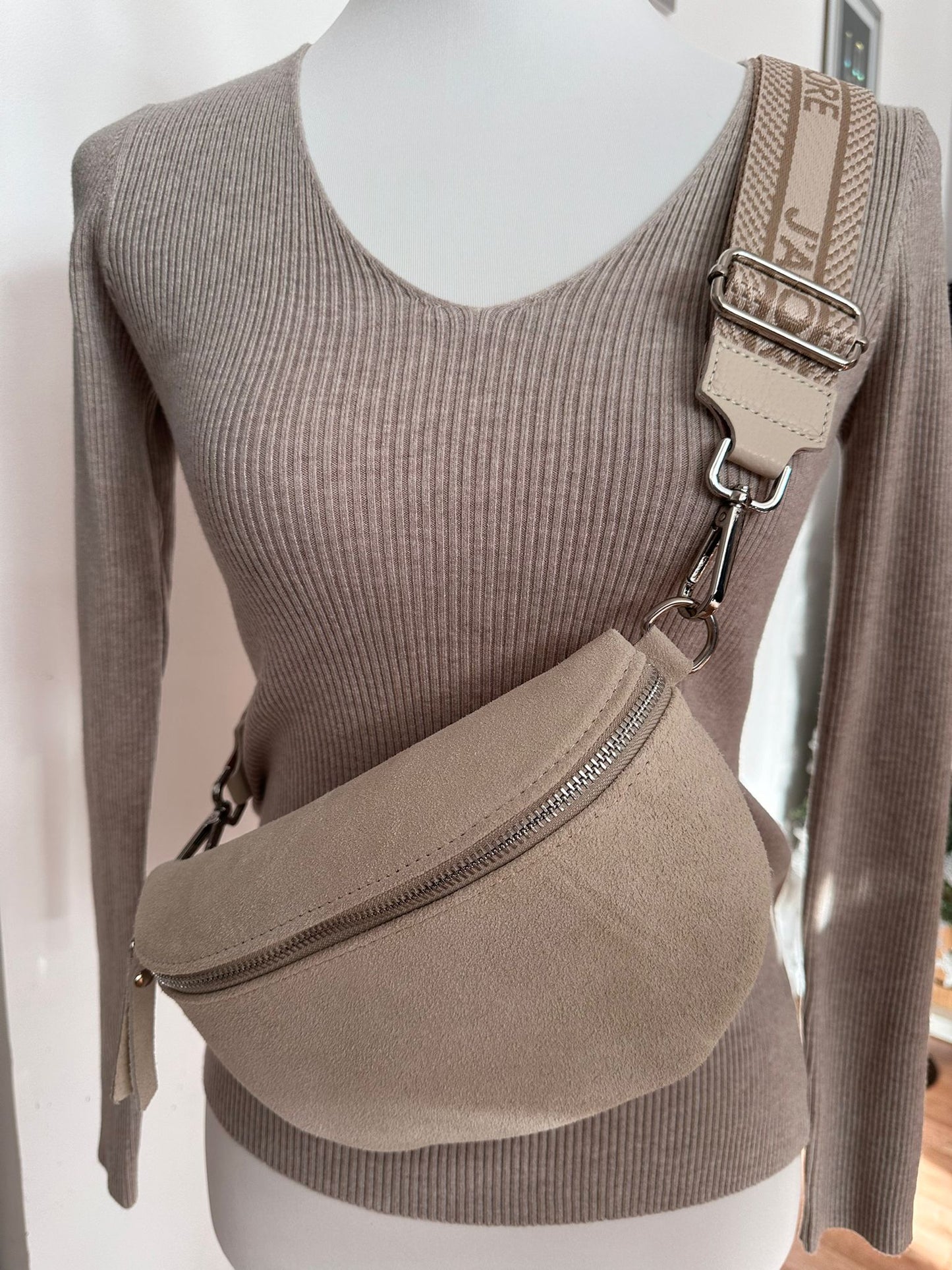 BodyBag S, Wildleder