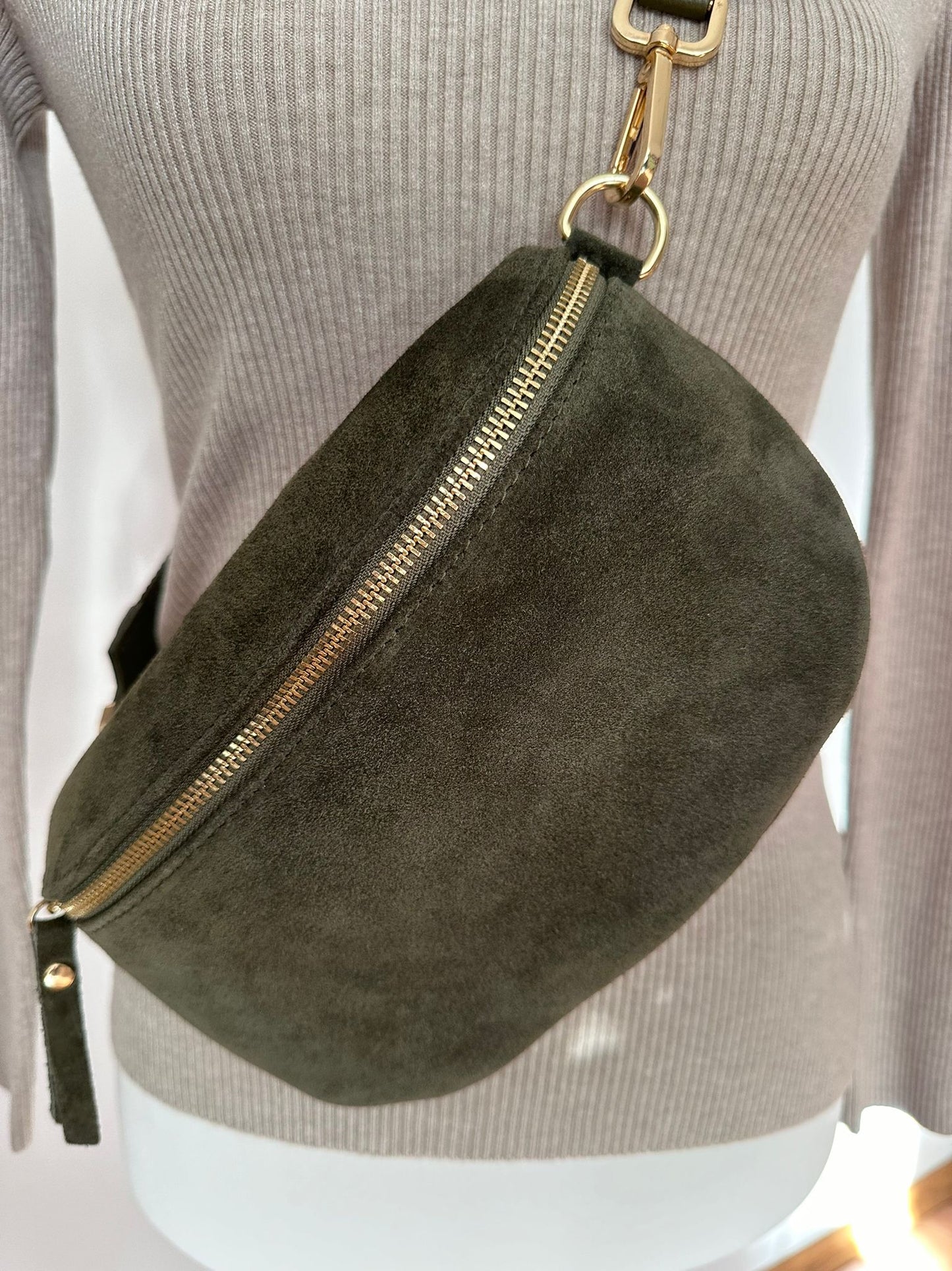 BodyBag S, Wildleder
