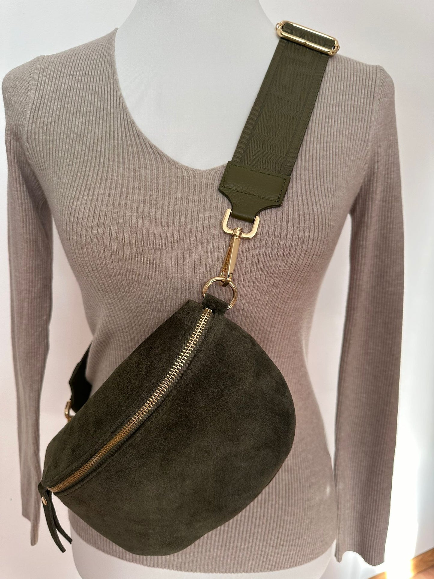BodyBag S, Wildleder