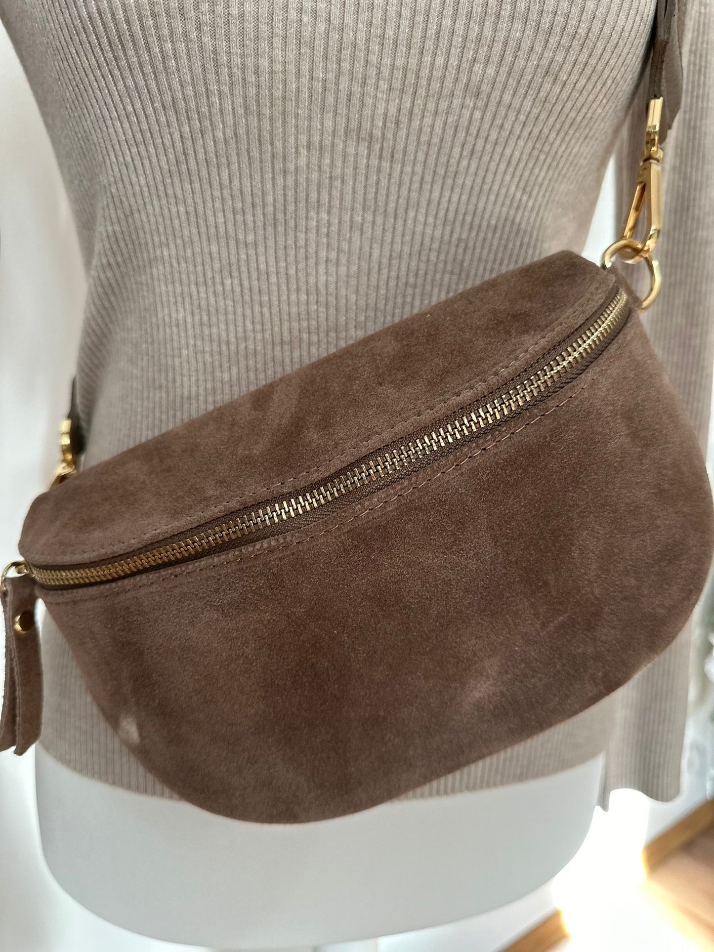 BodyBag S, Wildleder