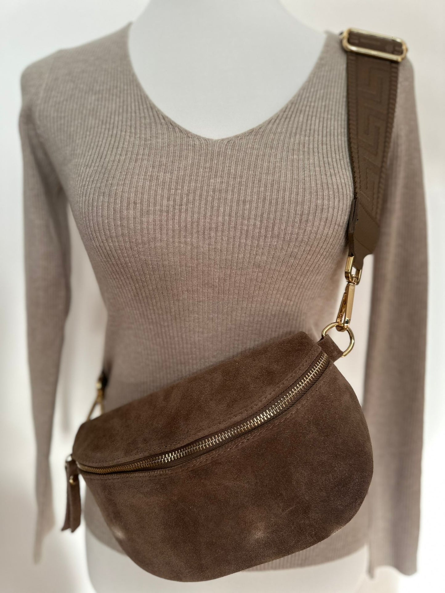BodyBag S, Wildleder