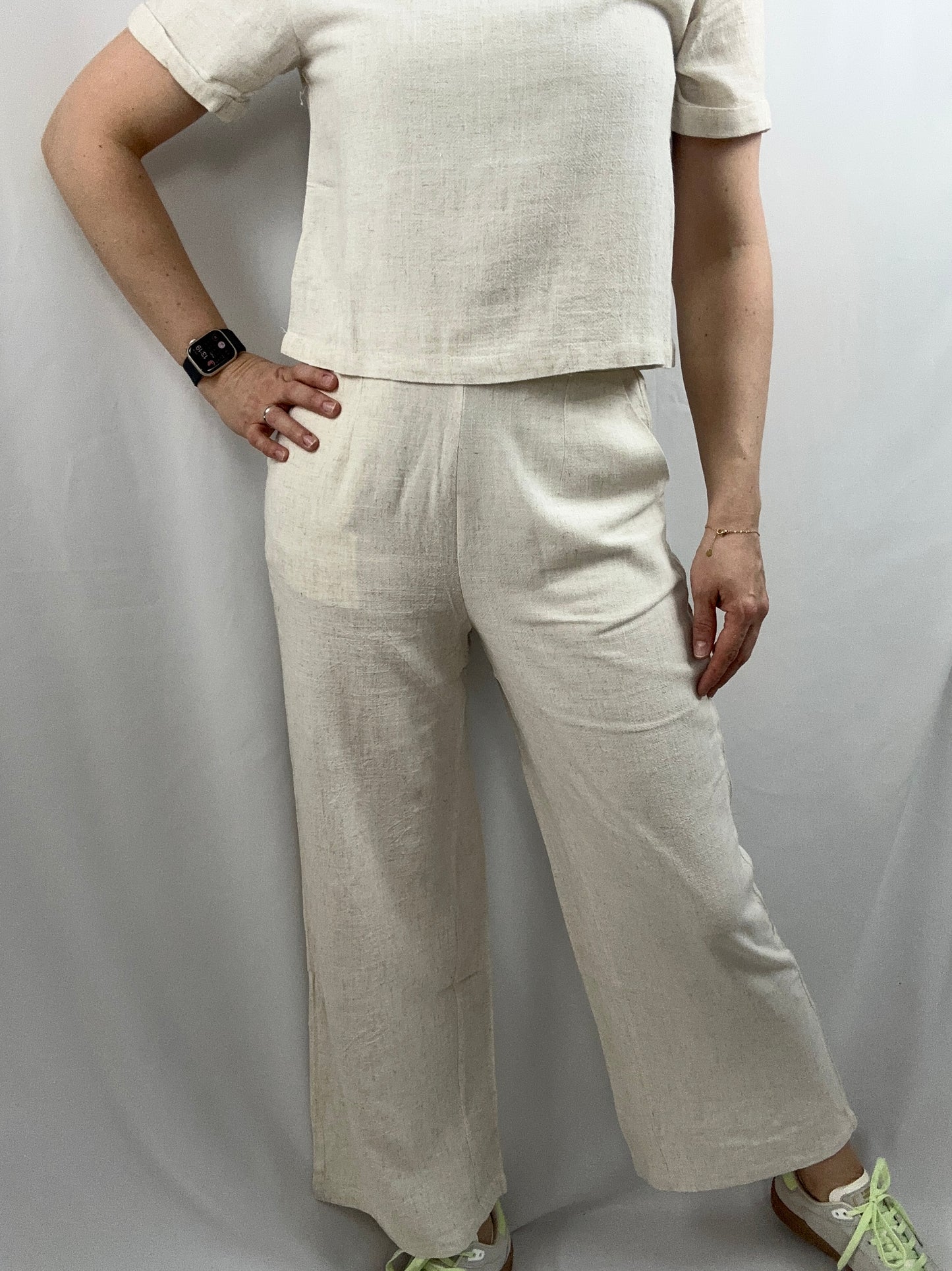 Culotte Leinen Hose