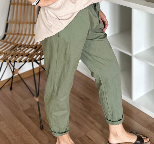 Chino Hose mit Gummizug