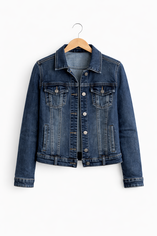 Jeansjacke, dunkelblau